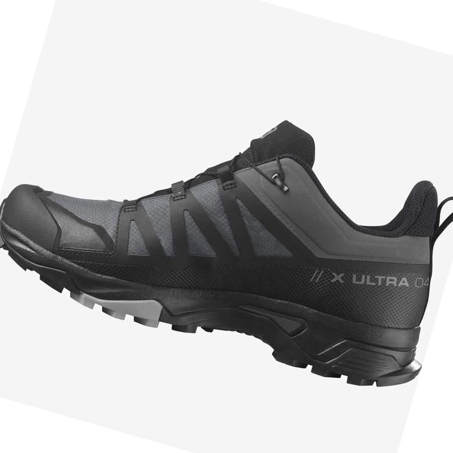 Salomon X ULTRA 4 GORE-TEX Erkek Yürüyüş Ayakkabısı Gri Siyah | TR 3591WNB